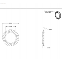 DIN9250-VS Belleville Spring Lock Washers for Socket Head Screws